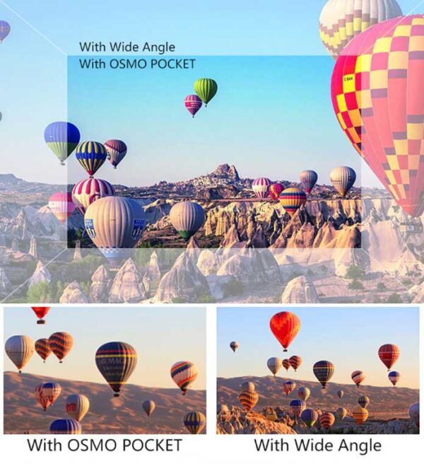 Osmo Pocket Широка леща