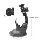 Вакуум стойка за монтаж на екшън камера