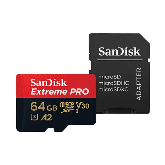 Карта памет SANDISK Extreme Pro microSDXC, 64GB
