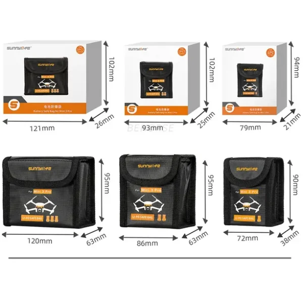 Калъф за батерии за дрон DJI Mini 3 pro /mini 3 - Image 4