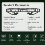 360° защита на тялото и перките на дрона