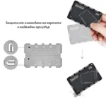 Защитен елегантен калъф за карти памет