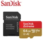 64GB MicroSD карта с памет SanDisk Extreme