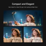 Led лампа Telesin за DJI OSMO Action 2/3/4/5pro - Image 5