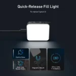 Led лампа Telesin за DJI OSMO Action 2/3/4/5pro - Image 2