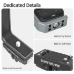 Скобата е подходяща и за двата модела камери Insta360 X5 и Insta360 X4