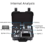 Куфар за DJI Mini 5 Pro с вътрешна EVA пяна и отделения