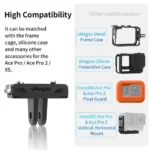 Магнитен адаптер за Insta360 Ace Pro с бързо освобождаване